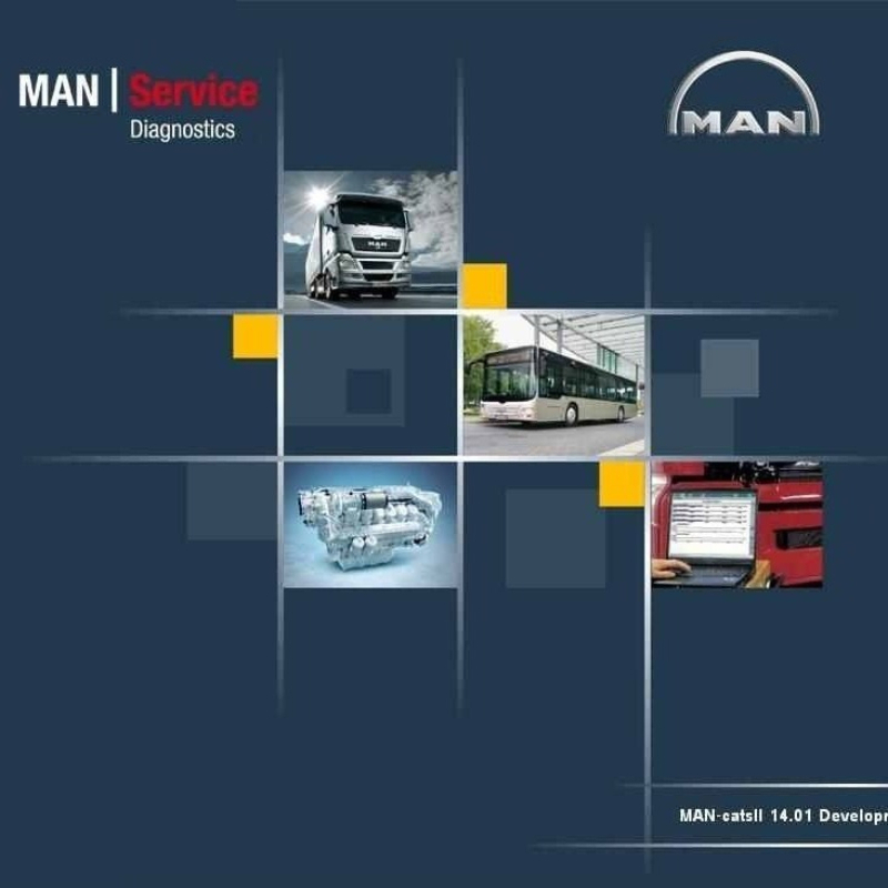Heavy Equipment Software - MAN-Cats II camions outils de Diagnostic