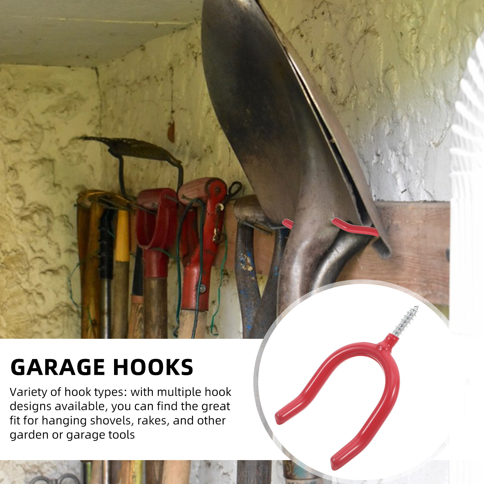 Crochets de garage en U revêtu - Heavy Equipment Storage Yard avis et prix