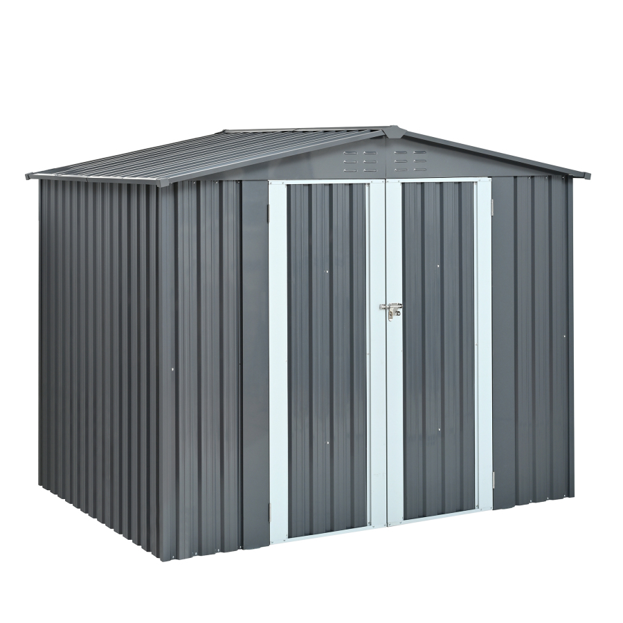Abri de jardin en métal avec p - Heavy Equipment Storage Yard avis et prix