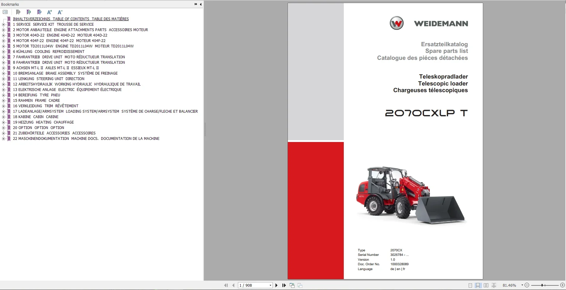Catalogue de pièces de rechang - Heavy Equipment Software avis et prix