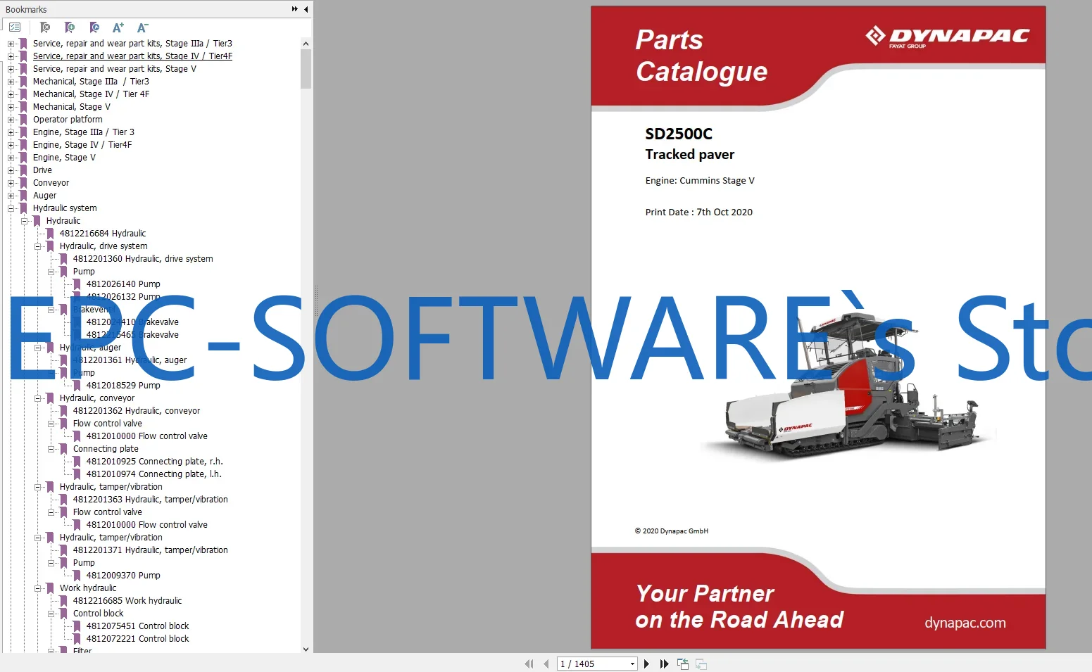 EPC-SOFTWARE Dynapac Heavy Equ - Heavy Equipment Software avis et prix